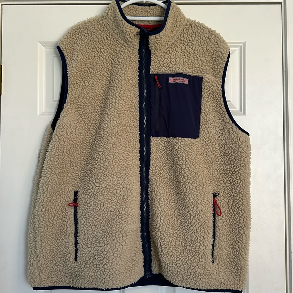 Vineyard Vines men’s Sherpa Stillwater vest XXL